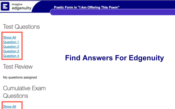 Where To Find Answers For Edgenuity? Where To Find Answers For Edgenuity?