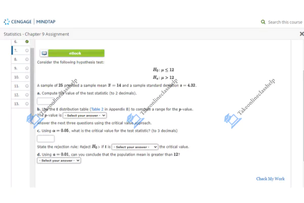 The MindTap portal image shows the chapter 9 assignment